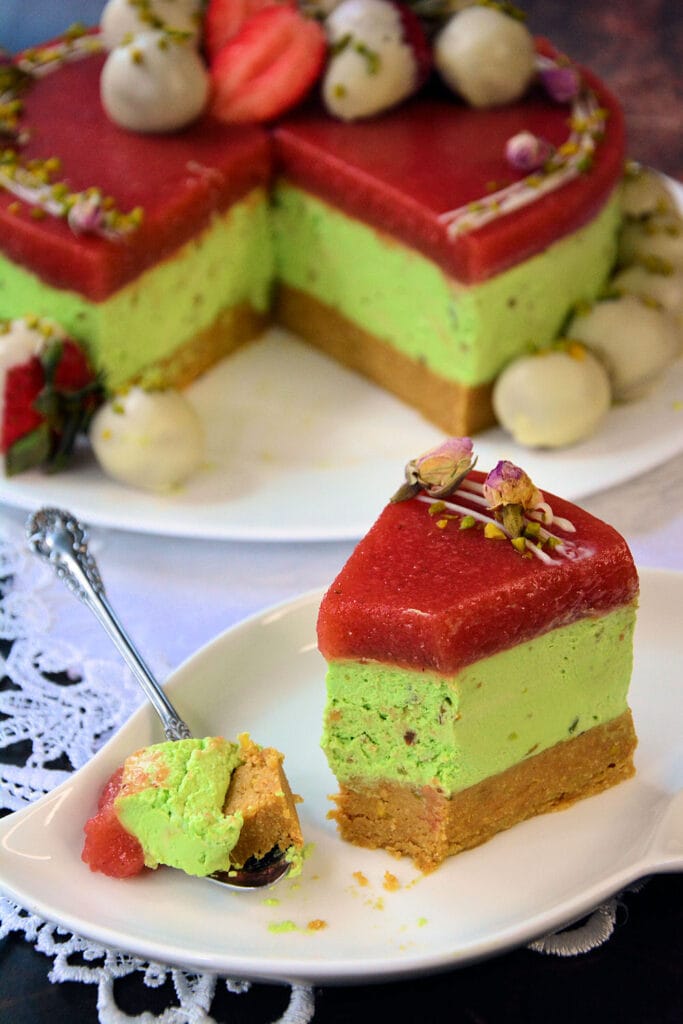 No-bake pistachio cheesecake recipe